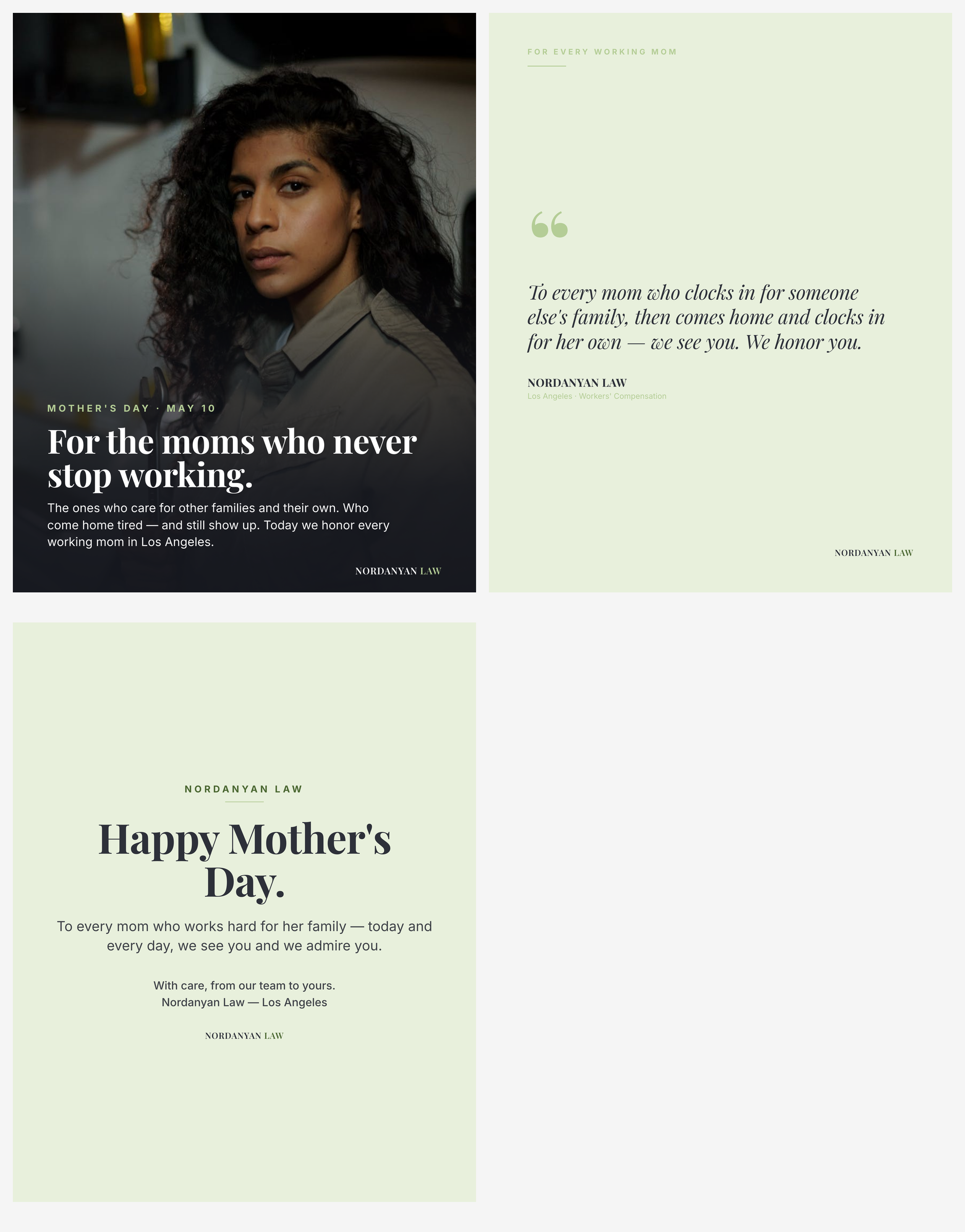 Feliz Día de las Madres — honoring the working moms who keep Los Angeles running
