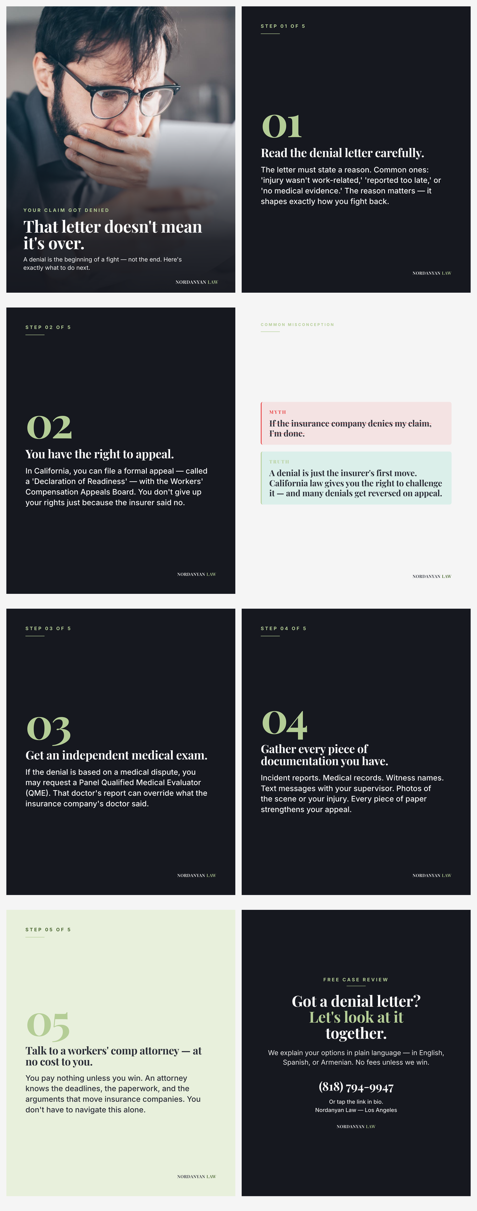 What to do when your workers' comp claim is denied — a plain-English guide