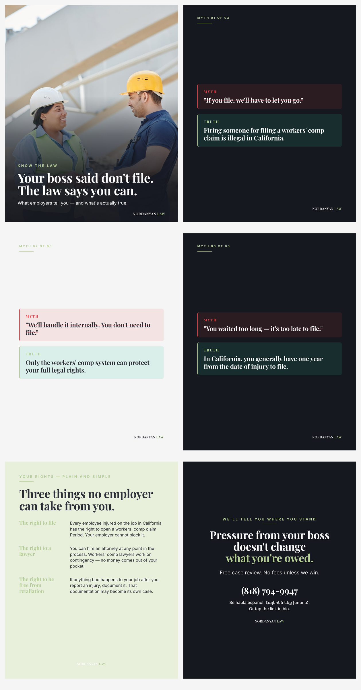 What to do if your employer says you can't file a workers' comp claim — know the difference between pressure and the law