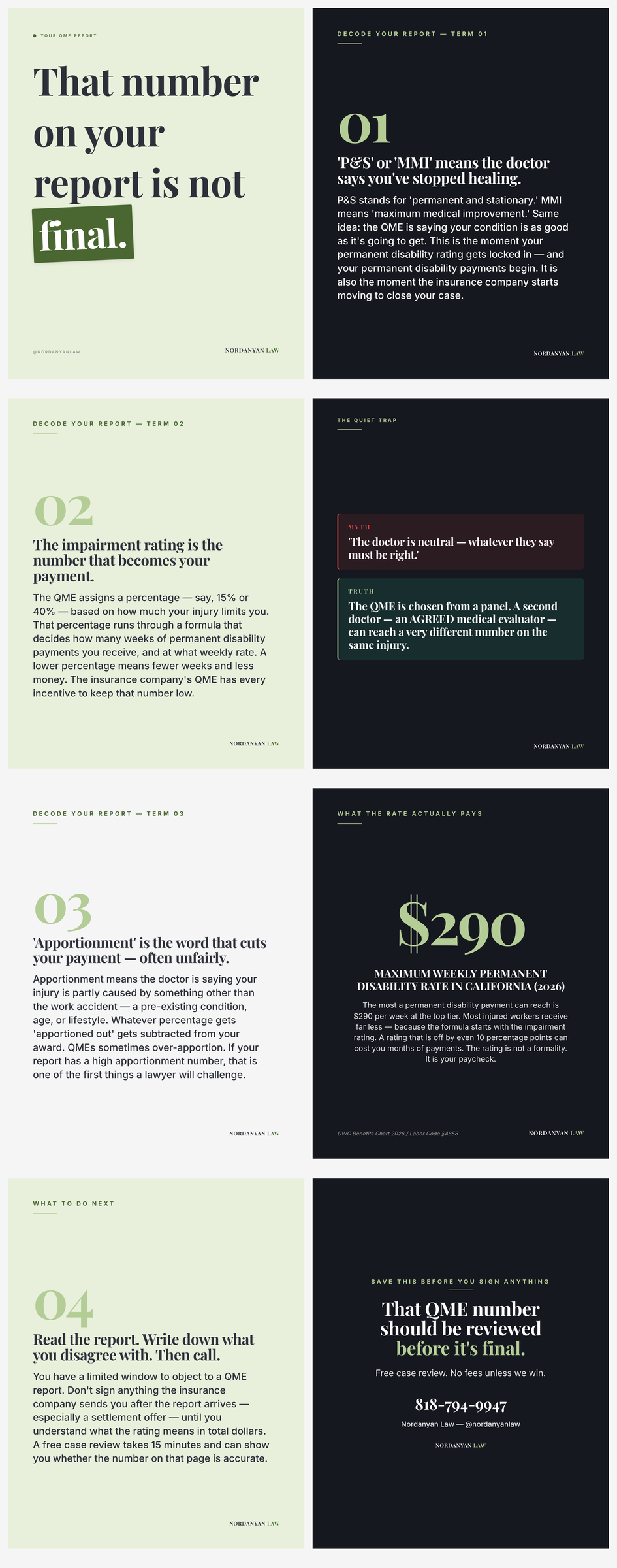 Your QME report came back — here's what the numbers actually mean for your money, and why the first rating is often too low
